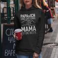 Papa & Ich Sind Uns Einig Mama Ist Die Beste Der Welt Kapuzenpullover für Damen Lustige Geschenke