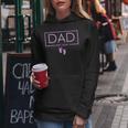 Papa Established Est 2024 Mädchen Neugeborenes Herren Neuer Papa Kapuzenpullover für Damen Lustige Geschenke