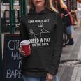 Pat On The Back Adult Sarcastic Women Hoodie Funny Gifts