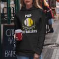Pop Baseball Softball Of Ball Father's Mother's Day Women Hoodie Unique Gifts