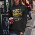 Proud Mom Of A 2024 Graduate For Family Graduation Women Hoodie Funny Gifts