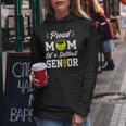 Proud Mom Of A Softball Senior 2024 Class Of 24 Graduation Women Hoodie Funny Gifts