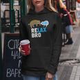 Relax Bro Lacrosse Lax Sloth Women Hoodie Unique Gifts