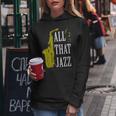 Saxophone Jazz Music Baritone Musical Blues Teacher Women Hoodie Unique Gifts