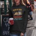 Sloth Graduation Class Of 2024 Graduated Can Go Back To Bed Women Hoodie Unique Gifts