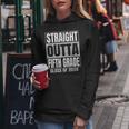 Straight Outta Fifth Grade Graduation Class Of 2024 Women Hoodie Unique Gifts
