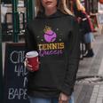 Tennis Queen Tennis Player Athletes Women's Kapuzenpullover für Damen Lustige Geschenke