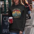 Vintage 1985 Cumpleaños Es Nacidas En 1985 Sudadera con capucha para mujer Regalos divertidos