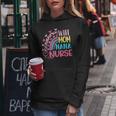 Wife Mom Nana Nurse Nurses Day Leopard Rainbow Women Hoodie Personalized Gifts