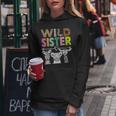 Wild Sister Zoo Theme Birthday Safari Jungle Matching Party Women Hoodie Unique Gifts