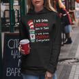 I Will Drink Coffee Here Or There Teacher Teaching Women Hoodie Unique Gifts