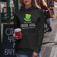 Yes I’M An Irish Girl I Speak Fluent Sarcasm St Patrick's Women Hoodie Unique Gifts