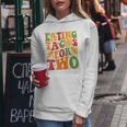 Groovy Pregnant Mom Pregnancy Eating Tacos For Two Women Hoodie Funny Gifts