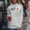 Italy Usa FlagHeart Italian American Love Women Hoodie Unique Gifts