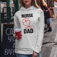 Krankenschwester Papa Frauen Krankenschwester Pflege Nursing Student Kapuzenpullover für Damen Lustige Geschenke