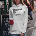 Lustige Windsurf-Kunst Für Mädchen Und Frauen Windsurfer Kapuzenpullover für Damen Lustige Geschenke