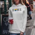 Ohio Rainbow Pride Home State Map Women Hoodie Unique Gifts