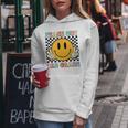 Peace Out 3Rd Grade Teacher Retro Smile Last Day Of School Women Hoodie Unique Gifts