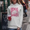 Pink Howdy Cowboy Rodeo Hat For Retro Cowgirl Women Hoodie Personalized Gifts