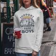 Support Wildlife Raise Boys Mom Of Boys Women Hoodie Unique Gifts