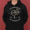 1 Year Wedding Anniversary Couple Husband Wife Matching Women Hoodie