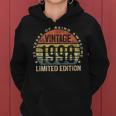 25Th Birthday Vintage 1998 25 Year Old Bday Women Hoodie