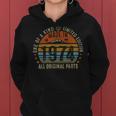 50Th Birthday Vintage 1974 Original Parts Women Hoodie