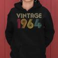 59Th Birthday For Vintage 1964 Retro Women Hoodie