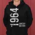 60Th Birthday 60 Years Old Man Woman Vintage 1964 Women Hoodie