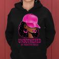 African American Afro Queen Sassy Black Woman Unbothered Women Hoodie