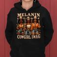 African Melanin Cowgirl Swag Black History Melanin Queen Women Hoodie