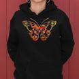 African Style Butterfly With Kente Pattern Women Hoodie