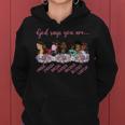 Afro American God Says You Are Positive Affirmations Women Hoodie