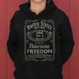 American Freedom Whiskey Vintage Graphic Women Hoodie