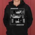 Anime Girls Eyes Soft Grunge Estética Japonés Manga Arte Sudadera con capucha para mujer