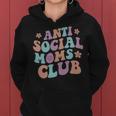 Anti Social Moms Club Auf Der Rückseite Kapuzenpullover für Damen