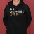Aunt Godmother Legend Mommy Mom Happy Mother's Day Vintage Women Hoodie