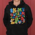 In My Autism Awareness Era Support Puzzle Be Kind Groovy Women Hoodie