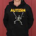 Autism Skeleton Meme Hombres Es Niños Sudadera con capucha para mujer