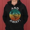 And Away Fishing Angling Rod Dad Father’S Day Women Hoodie