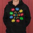 You Are Awesome Autism Rainbow Puzzles Autism Awareness Women Hoodie