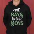 Bays Before Boys Horse Riding Lover Women Hoodie