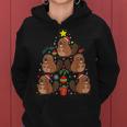 Beaver Christmas Ornament Tree Dad Mom Farm Women Hoodie