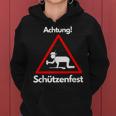 Beer Achtung Schützenfest Kapuzenpullover für Damen