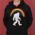 Bigfoot Graffiti Rainbow Sasquatch Tagger Women Hoodie