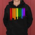 Birmingham Alabama Lgbtq Gay Pride Rainbow Skyline Women Hoodie