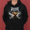 Black Aesthetic Dino Nuggets Death Metal Music Chicken Nugs Women Hoodie