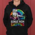 Bonus MomsaurusRex Dinosaurier Bonus Mama Saurus Familie Kapuzenpullover für Damen