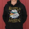Book Adventure Library Student Teacher Book Women Hoodie