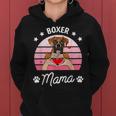 Boxer Mama Für Boxerhund Frauchen Kapuzenpullover für Damen